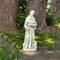 23.5" Religious St. Francis of Assisi Bird Feeder Outdoor Garden Statue